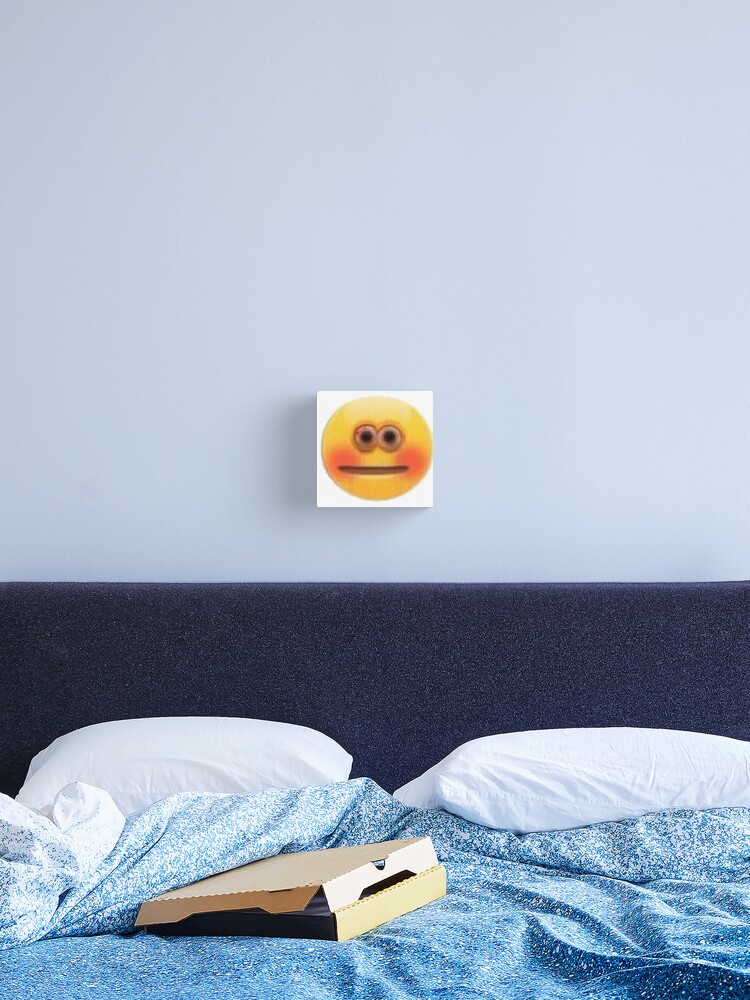 Cursed Stressed Emoji Photographic Print for Sale by LLFits