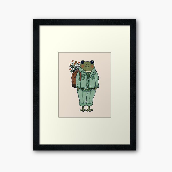 Mr. Frog - Casual Framed Art Print
