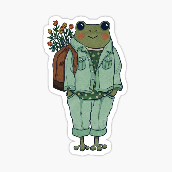 Mr. Frog - Casual Pegatina