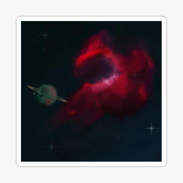 The Bird's Head Nebula Sticker