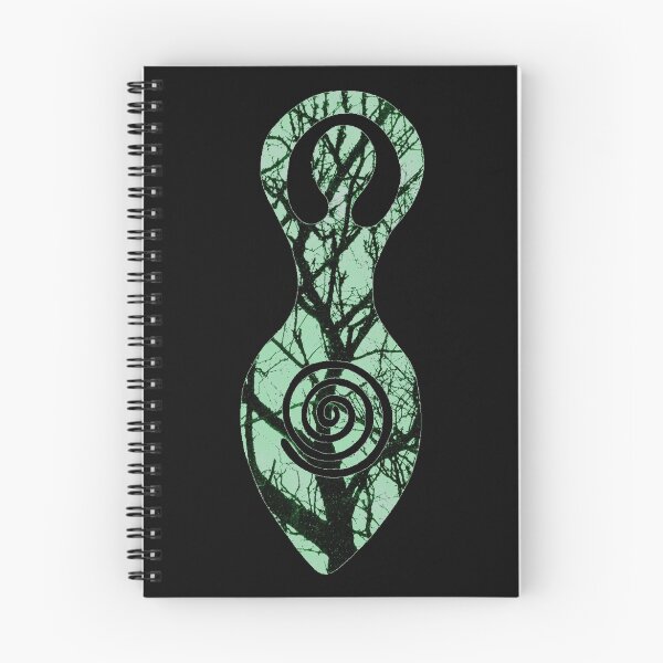 Item preview, Green Spiral Goddess designed and sold by hausofophidia.