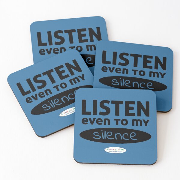 Item preview, Adventures of Neo - Listen, Even To My Silence (on blue) designed and sold by AdventuresOfNeo.