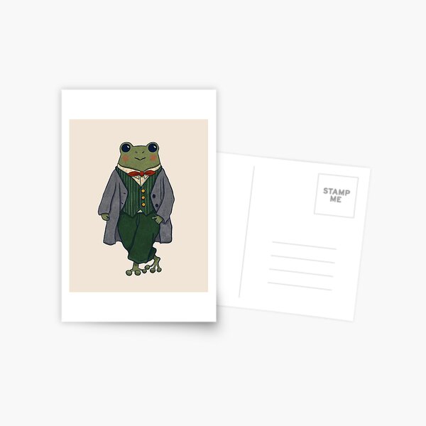 Mr. Frog - Dapper Postcard