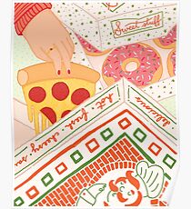 Donut-Pizza-Party Poster