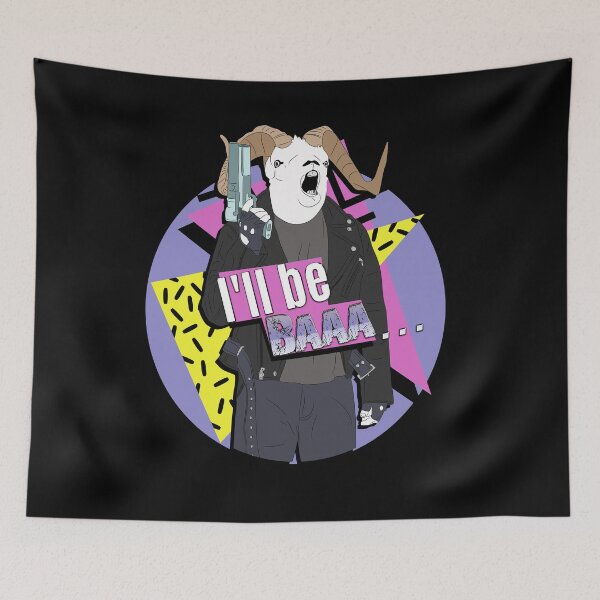 Item preview, ill be baaa action ram sheep designed and sold by Kam-designs.