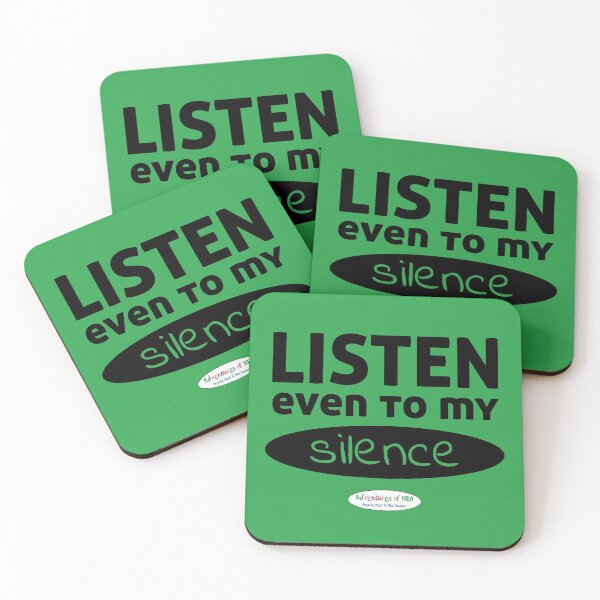 Item preview, Adventures of Neo - Listen, Even To My Silence (on green) designed and sold by AdventuresOfNeo.