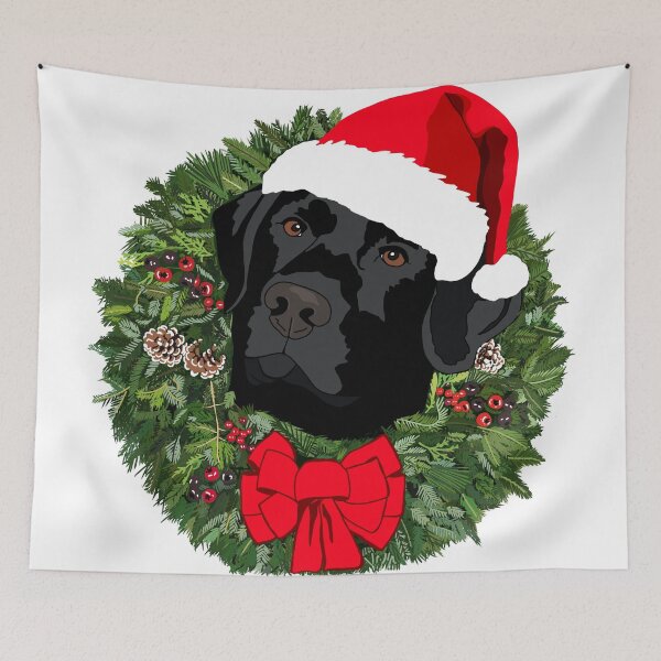 Item preview, Duke the Lab does Christmas designed and sold by Quick Brown Fox Canada.