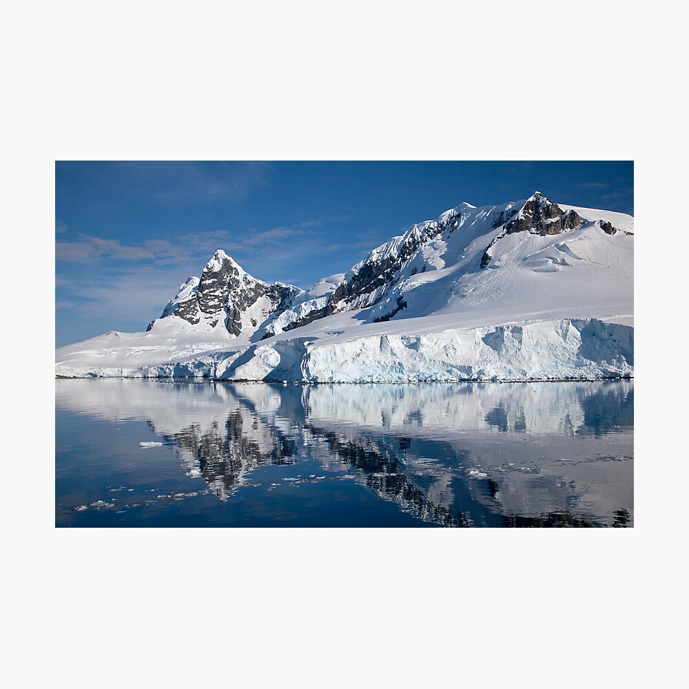 Reflections Of Paradise Paradise Bay Antarctica Poster By Krysbailey Redbubble