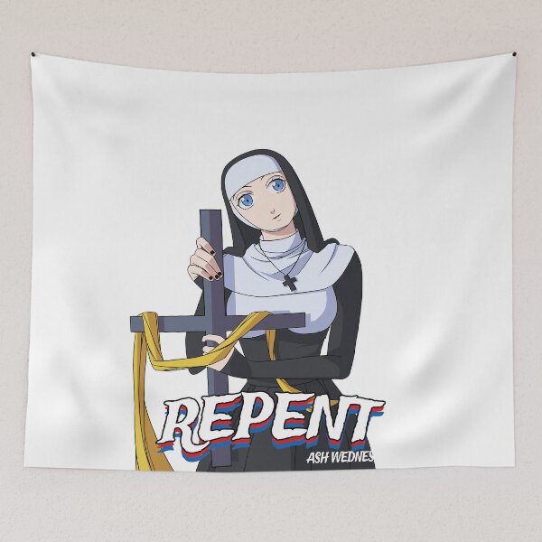 Item preview, Repent Ash Wednesday Nun designed and sold by Nosek1ng.
