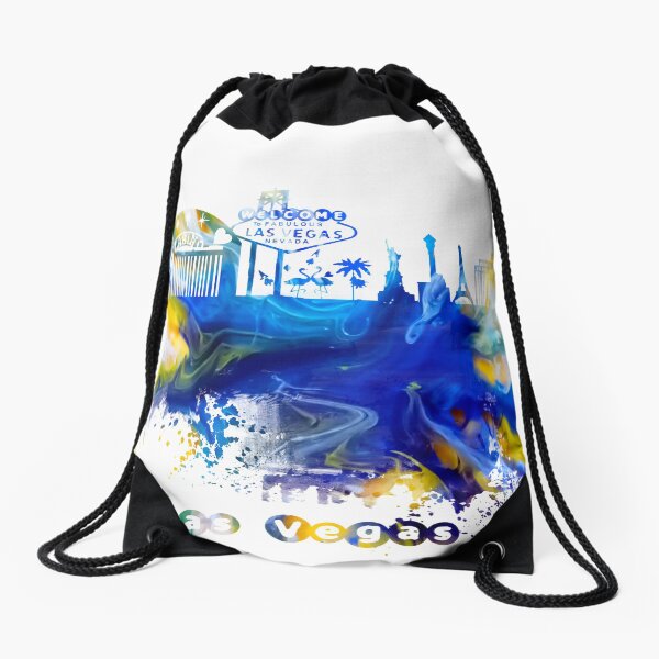 Las Vegas Nevada skyline Drawstring Bag