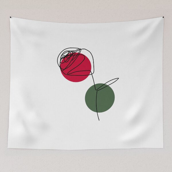 Item preview, minimalist rose designed and sold by vittoriag.