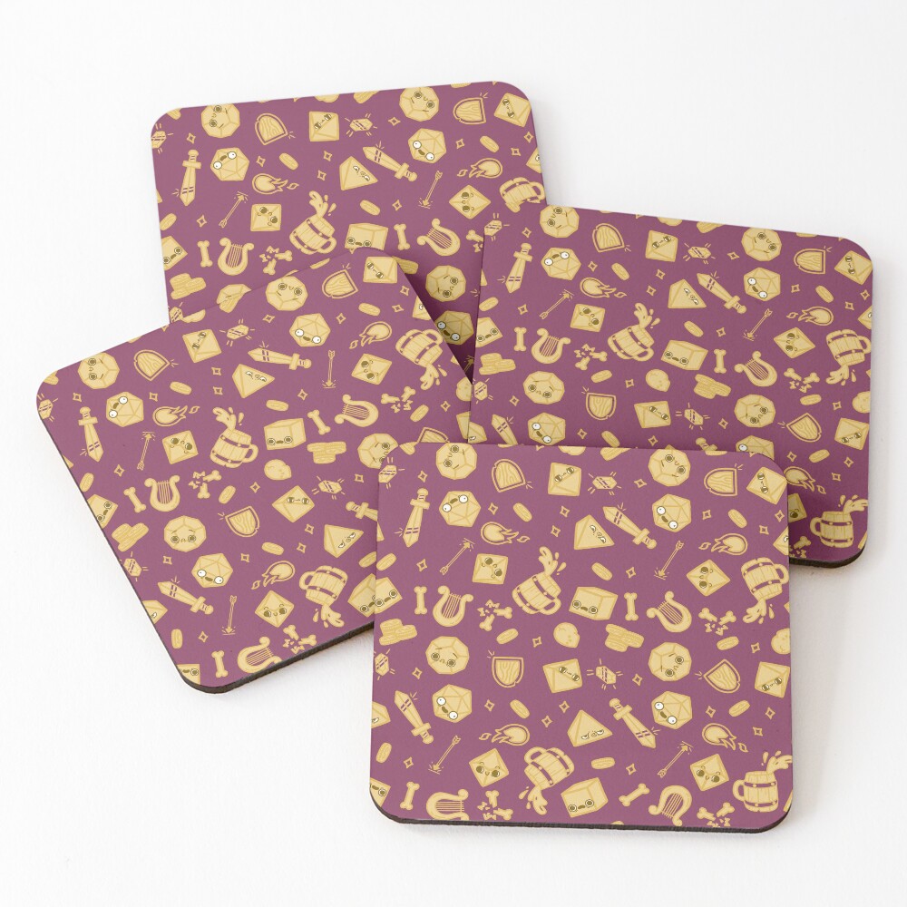 Item preview, Coasters (Set of 4) designed and sold by RiskyPixels.
