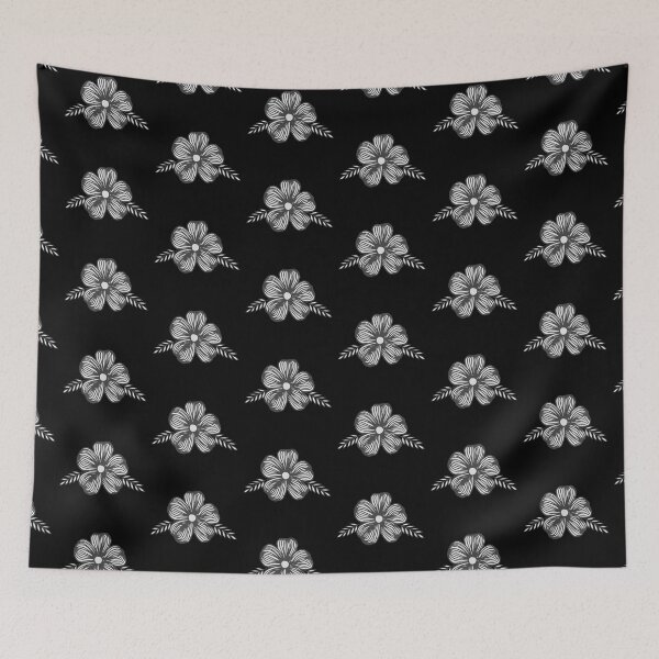 Item preview, Dark gothic flower with leaves designed and sold by jazzydevil.