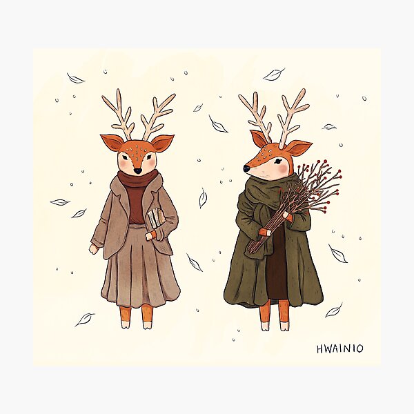 Oh Deer Photographic Print