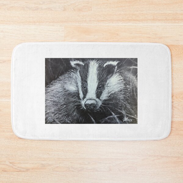 Item preview, Badger portrait designed and sold by Double Dutch Designs.