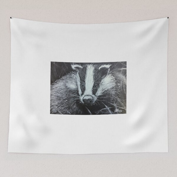 Item preview, Badger portrait designed and sold by Double Dutch Designs.