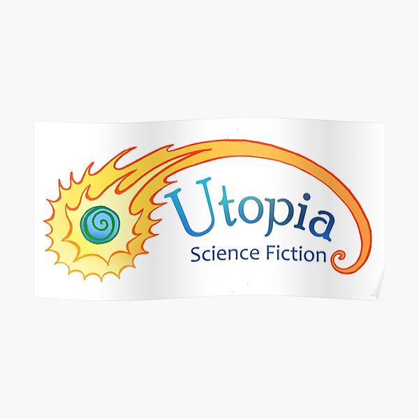Utopia Science Fiction Logo Poster