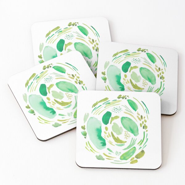 Item preview, Abstract Watercolor One Green World designed and sold by Ilze Lucero.