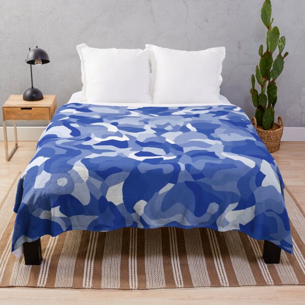 Item preview, Blue Ocean Waves Camouflage Pattern designed and sold by Dator-Abstracts.