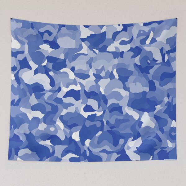 Item preview, Blue Ocean Waves Camouflage Pattern designed and sold by Dator-Abstracts.
