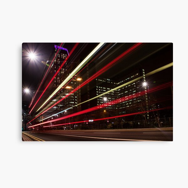 Lightspeed In The City Canvas Print
