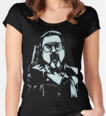 Walter Sobchak from The Big Lebowski Women's Fitted Scoop T-Shirt