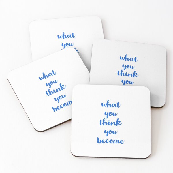 Item preview, what you think you become - inspirational quote designed and sold by Inspirationmotivation.