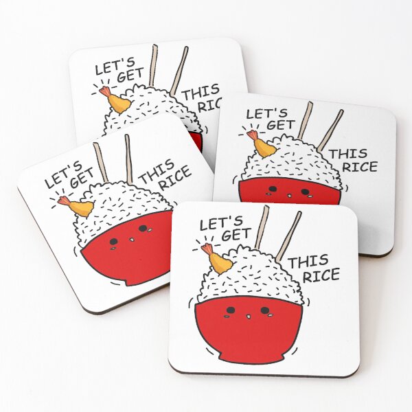 Item preview, Let's Get This Rice designed and sold by BoxcutDC.