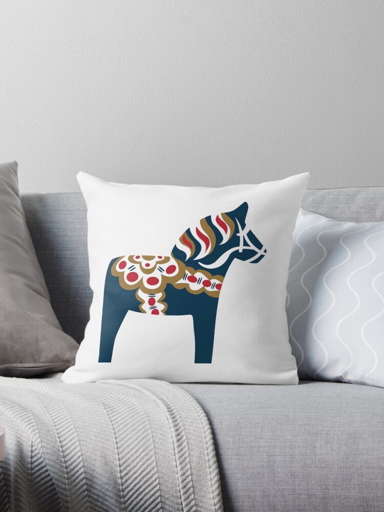 horse throw pillow