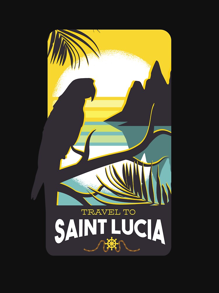 Discover Travel to Saint Lucia  Kid Pullover Hoodie