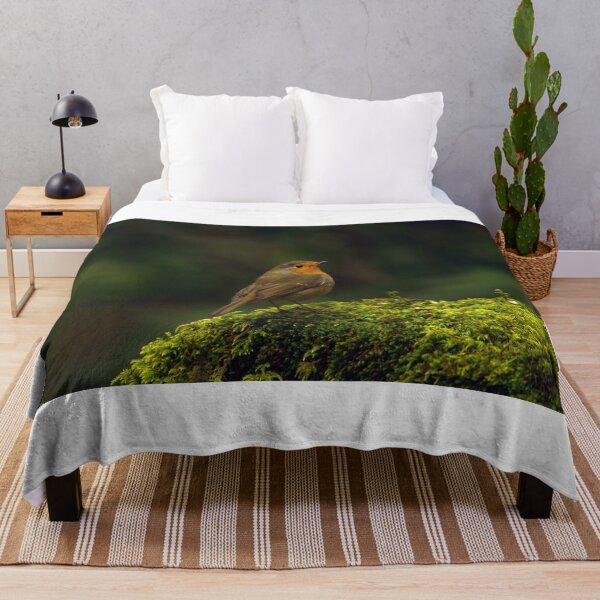Item preview, Robin on Moss designed and sold by Rob Parsons (Just a Walker with a Camera).