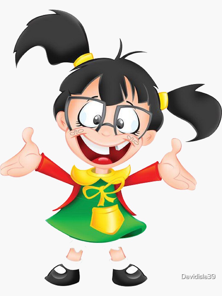 "Chilindrina caricatura" Sticker for Sale by Davidisla39 Redbubble