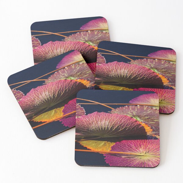 Item preview, Colorful Nymphaea Tanzanite Lily Pad Leaves designed and sold by Chee Sim.
