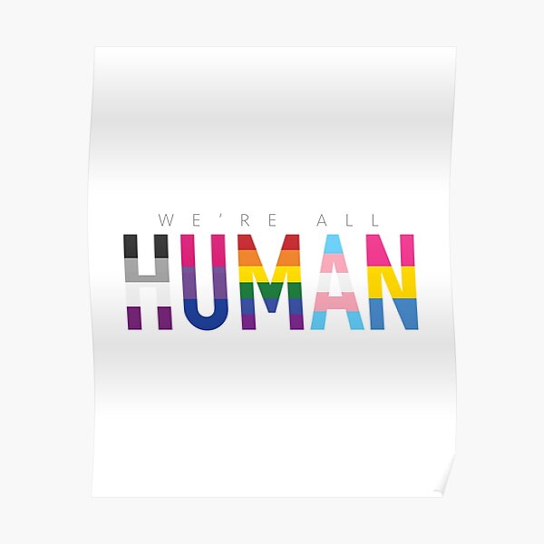 Human, Various Queer Flags 2 Poster