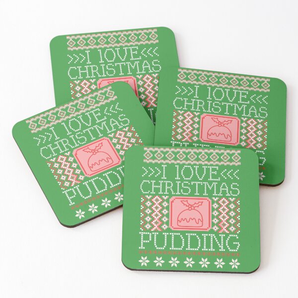 Item preview, I love Christmas Pudding funny ugly Christmas Xmas humor designed and sold by NicheteesStore.