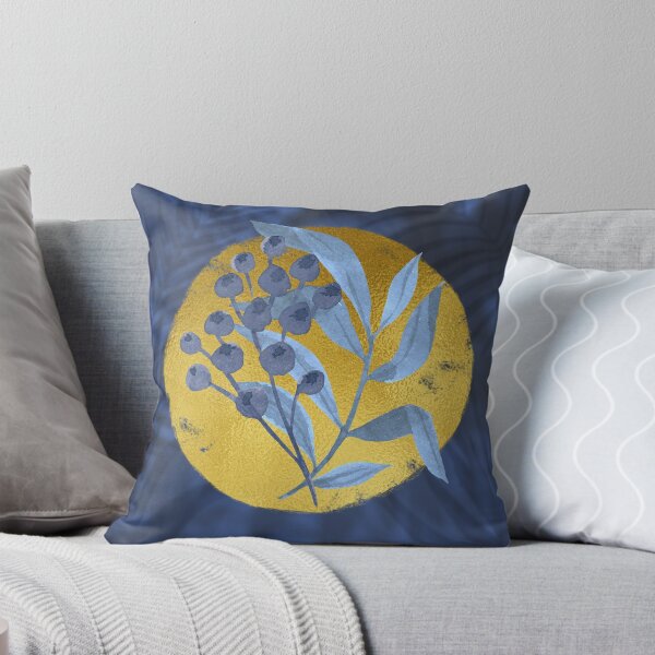 Item preview, Diseño botánico azul y dorado. designed and sold by GalaxyCreative.