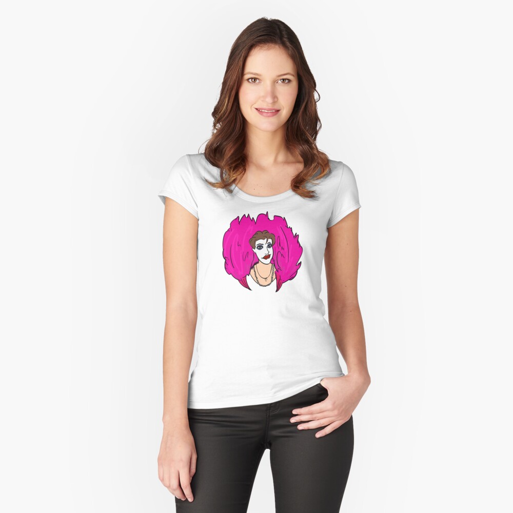 Item preview, Fitted Scoop T-Shirt designed and sold by weburlesque.