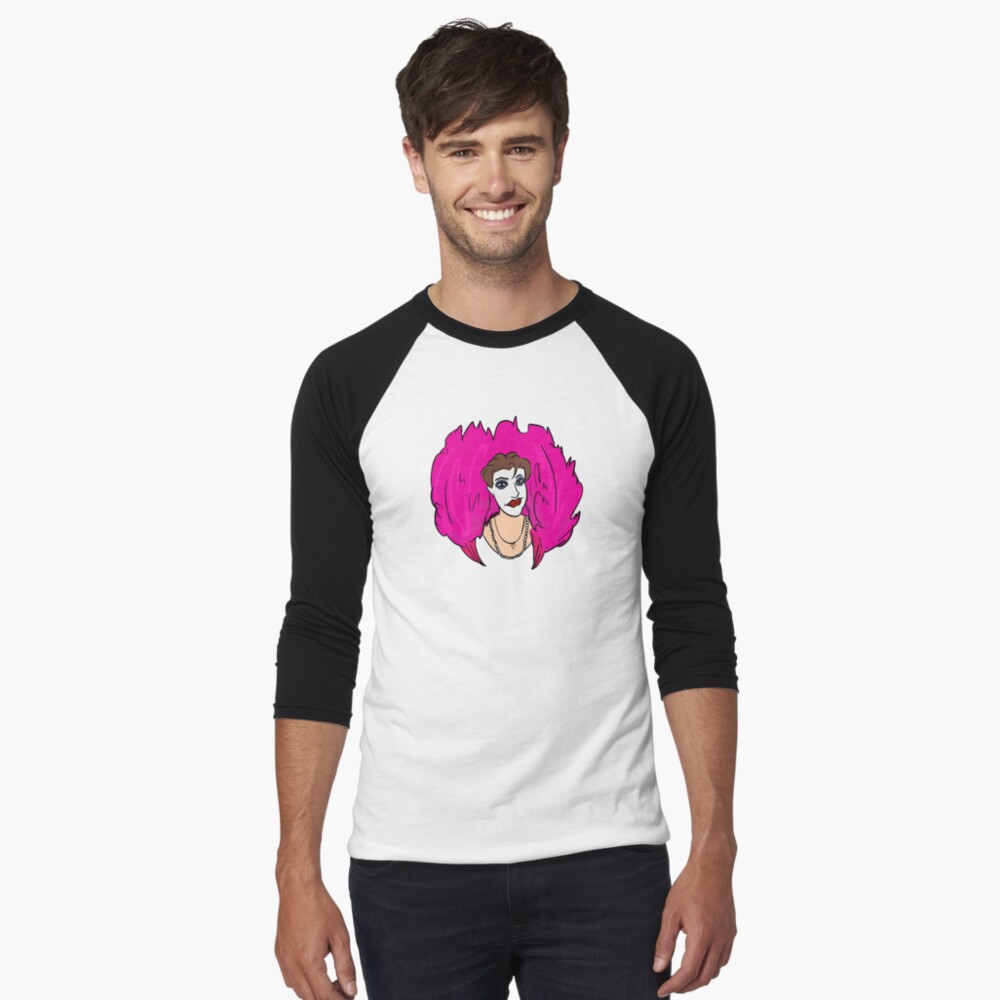 Item preview, Baseball ¾ Sleeve T-Shirt designed and sold by weburlesque.