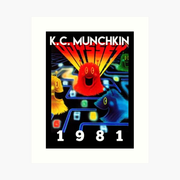 Item preview, KC Munchkin Odyssey 2 classic video game graphic design  designed and sold by Tim Dunaway.