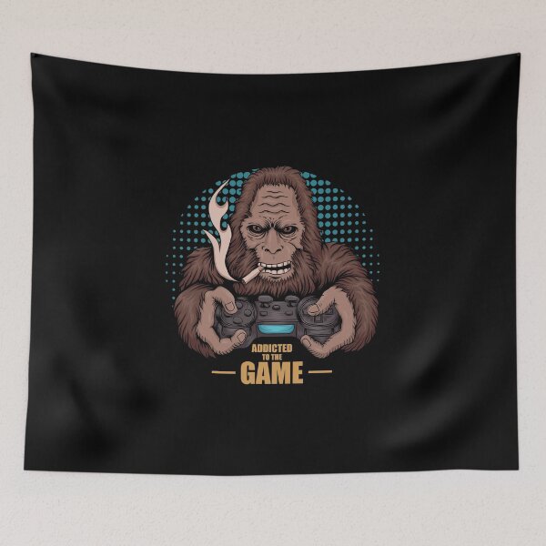 Item preview, Video Game Player Addict Bigfoot Lover Addicted To the Game designed and sold by TmoT.