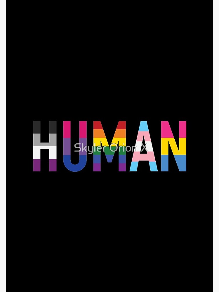 Human, Various Queer Flags 1 by fc13empire