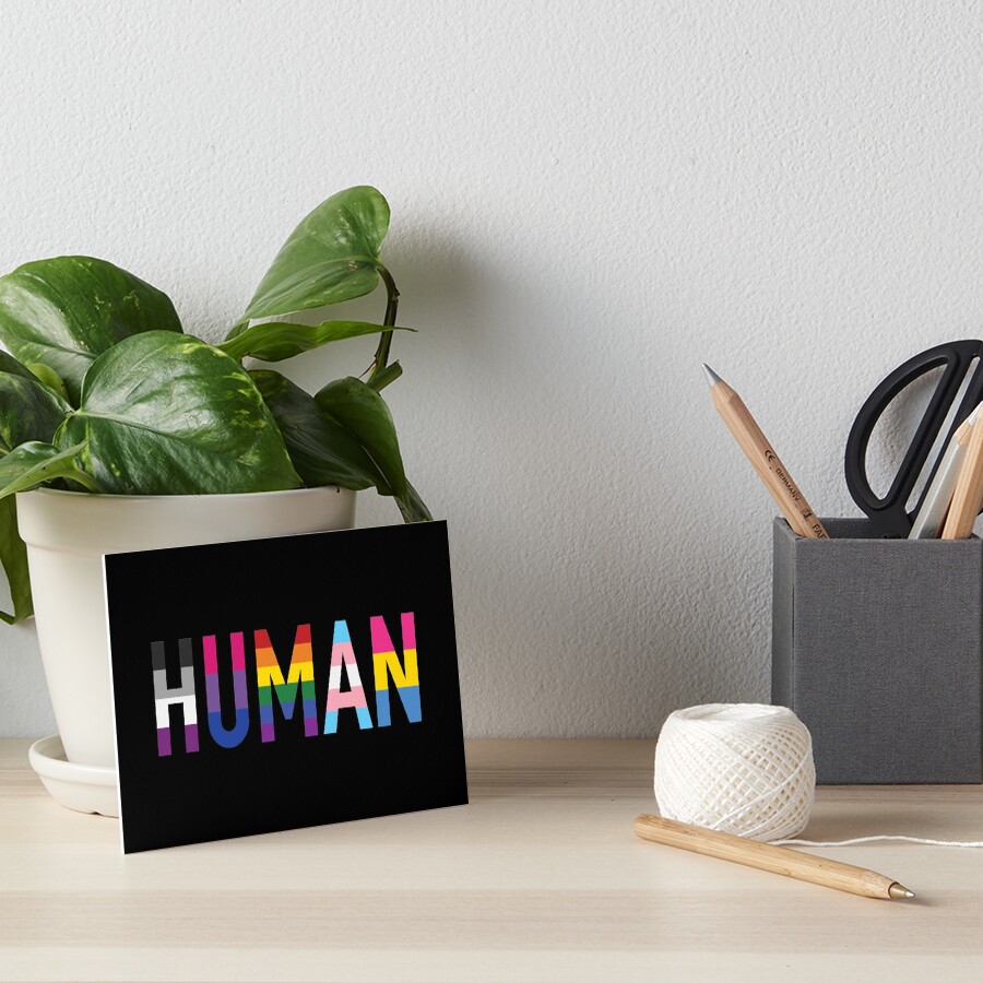 Human, Various Queer Flags 1 Art Board Print