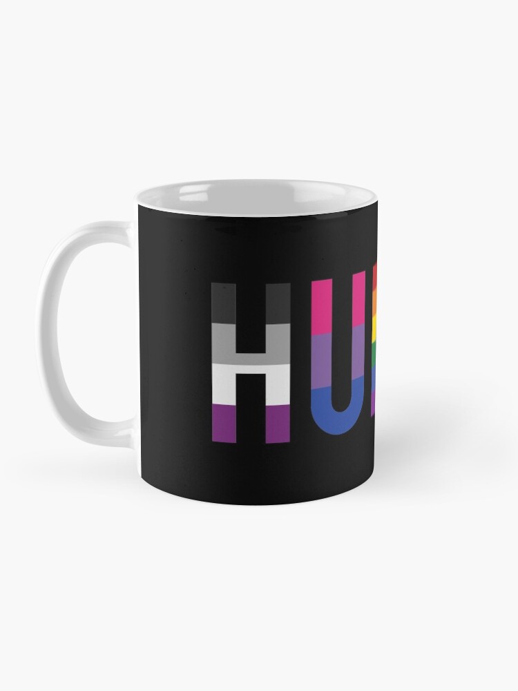Alternate view of Human, Various Queer Flags 1 Mug