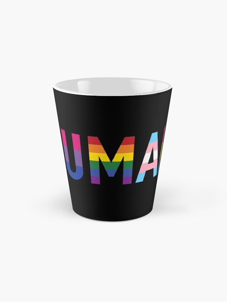 Alternate view of Human, Various Queer Flags 1 Coffee Mug