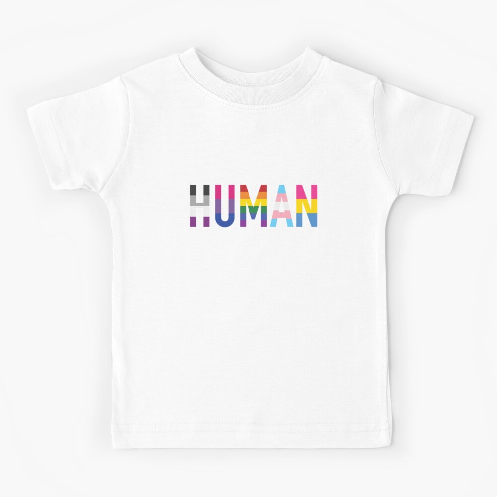 Human, Various Queer Flags 1 Kids T-Shirt