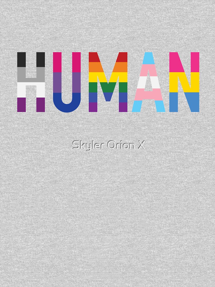 Human, Various Queer Flags 1 by fc13empire