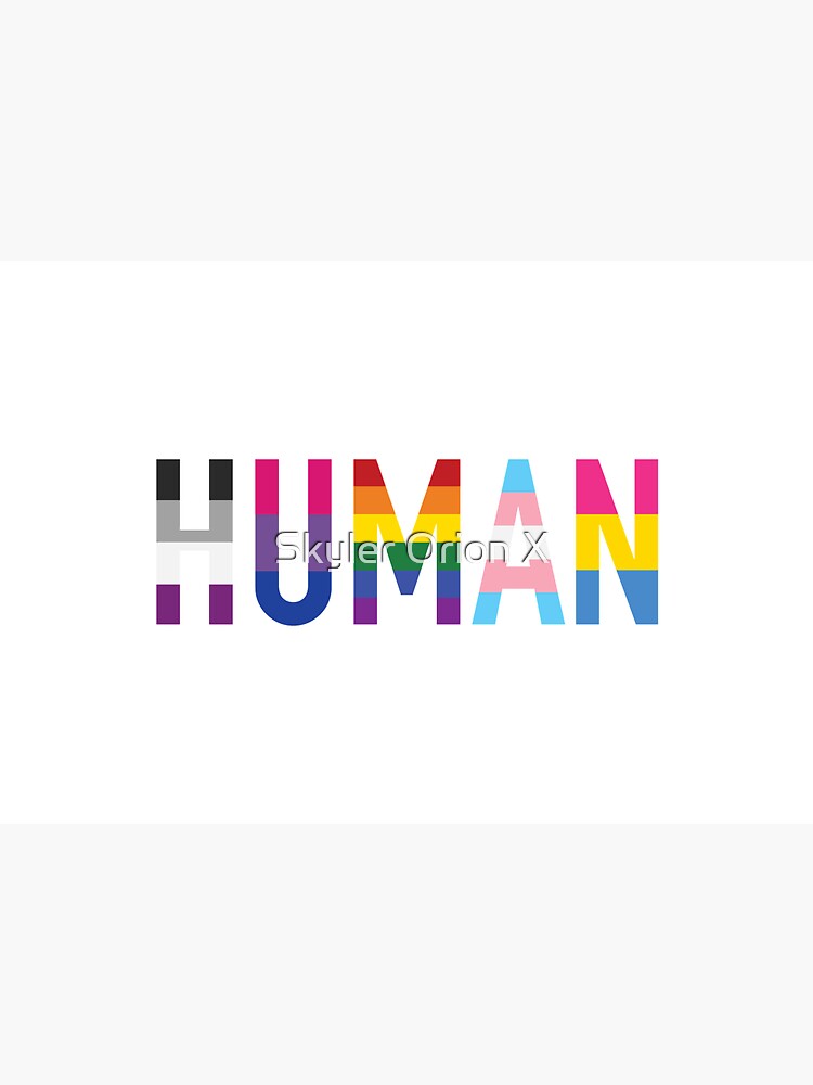Human, Various Queer Flags 1 by fc13empire