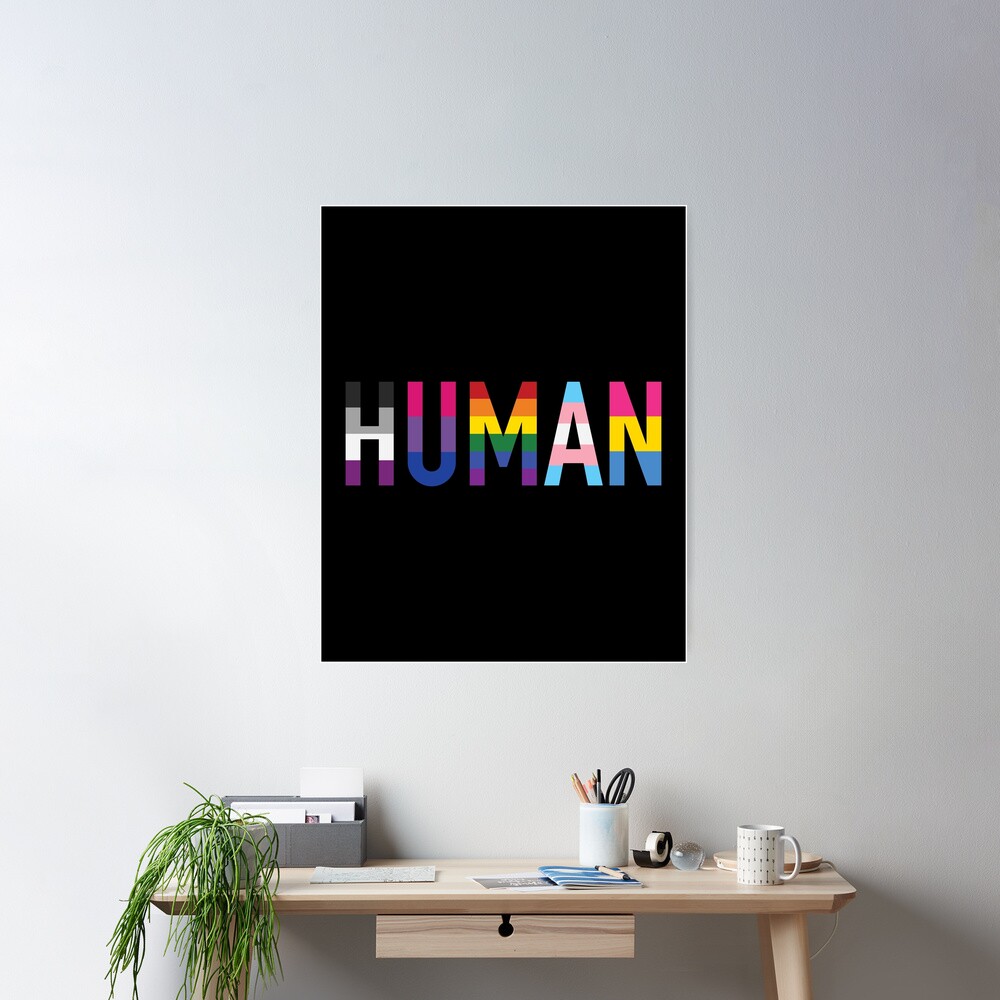 Human, Various Queer Flags 1 Poster