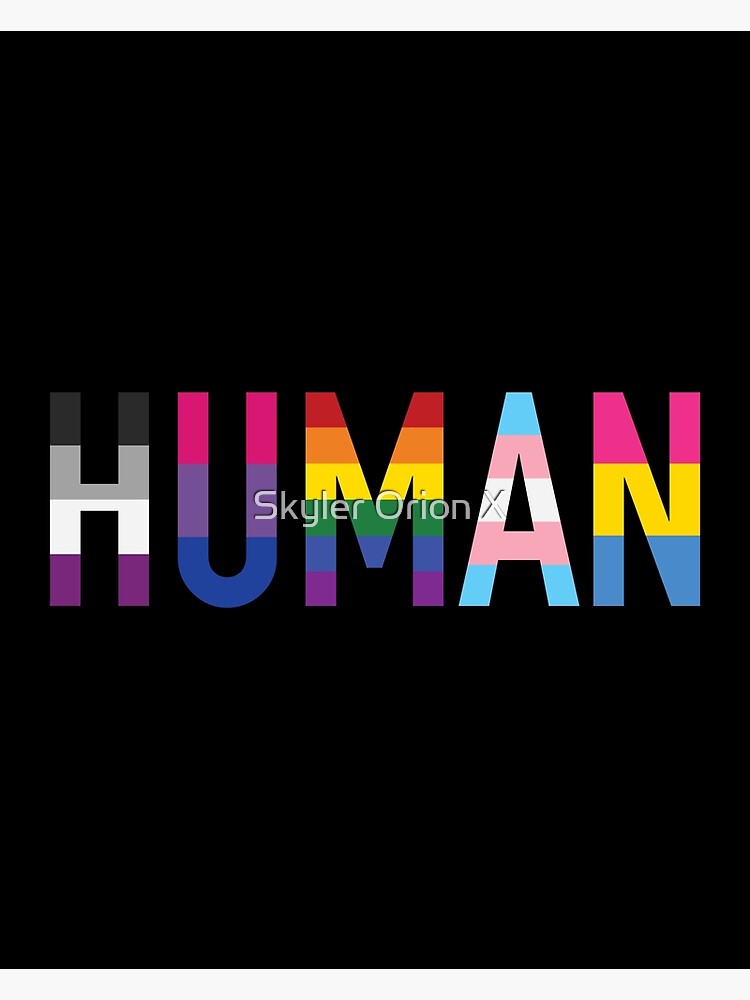 Human, Various Queer Flags 1 by fc13empire