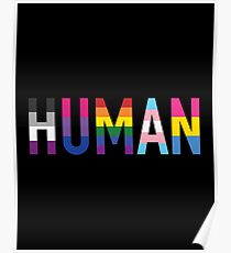 Human, Various Queer Flags 1 Poster
